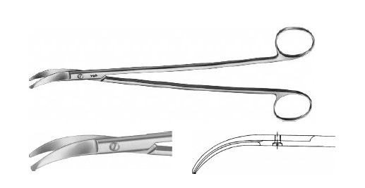 САТІНСКІ НОЖИЦІF/ВЕНА-КАВА ВИГНУТ. 245MM